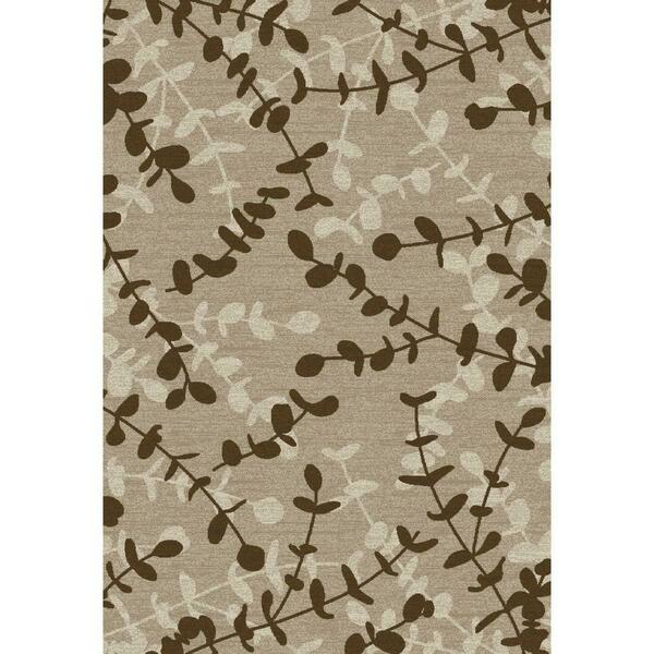 Art Carpet 4 X 6 Ft. Milan Collection Eucalyptus Woven Area Rug, Beige 24774